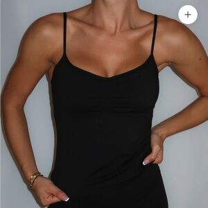 NWOT Liaison The Label The Pirouette Tank Black Size Large